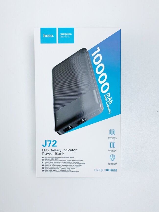 Power Bank hoco J72 Micro USB; Type-C; 2й USB