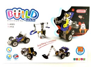 Конструктор металлический 113 деталей