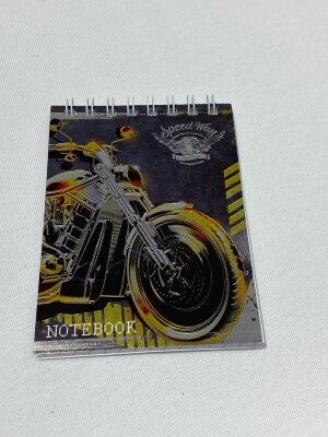 Блокнот МАЛЫЙ ФОРМАТ (75x105мм) А7, 40л, TWIN клетка, МИКС 5