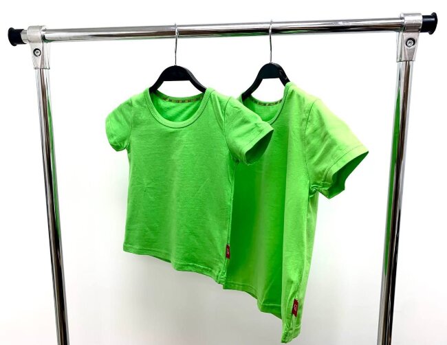 Футболка детская однотонная