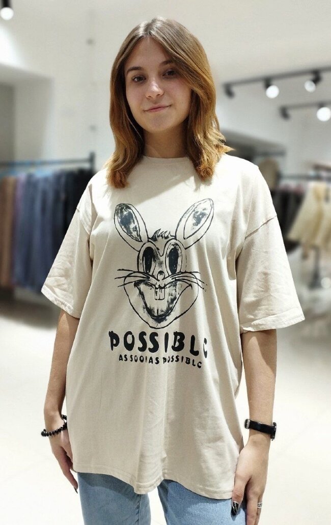 Фтболка подростковая свободная