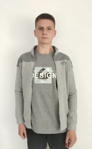 Толстовка Cardlcq мужская на молнии