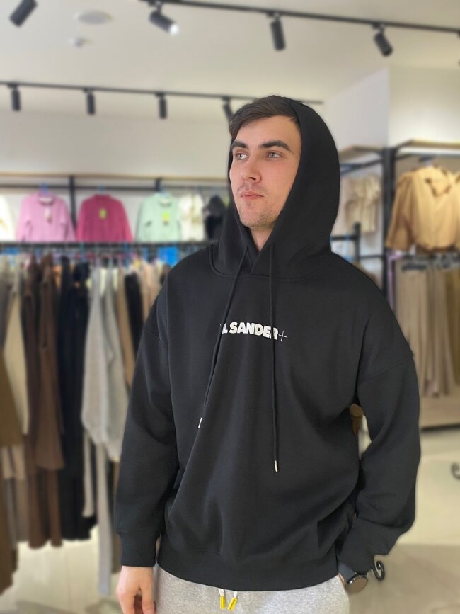 Толстовка Jil свободная с капюшоном