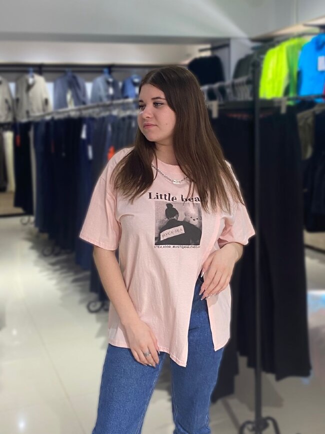 Футболка Trend женская с цепочкой