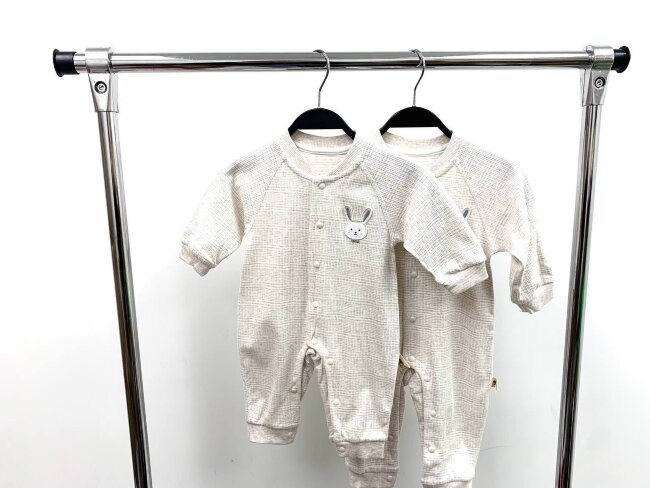 Бодик детский BABY в клеточку зайка