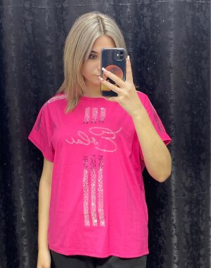 Футболка женская (стразы)