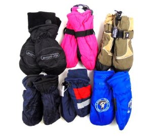 Варежки детские зимние