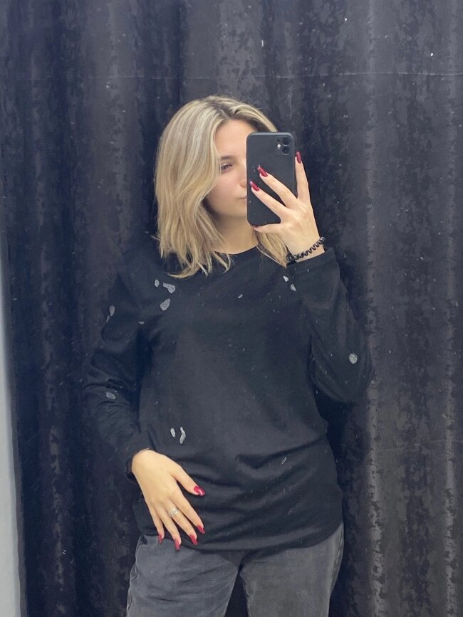 Кофта трикотажная,длинный рукав