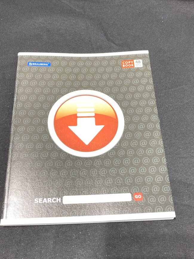 Тетрадь А5 48л. BRAUBERG линия, В СЕТИ