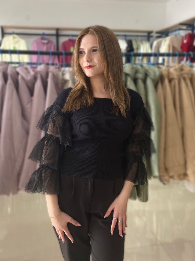 Кофта-блузка женская (рубчик)