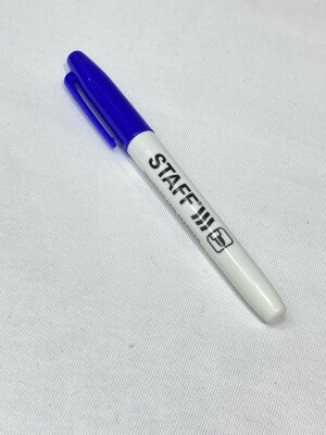 Маркер стираемый для белой доски STAFF EVERYDAY WBM-093, СИНИЙ