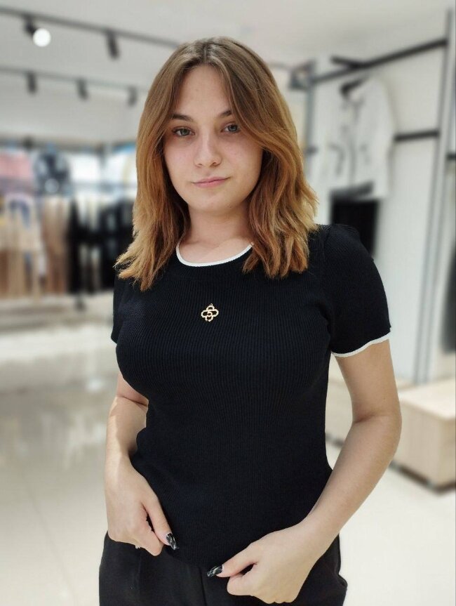 Кофта-рубчик женская