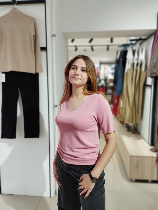 Кофта-рубчик женская