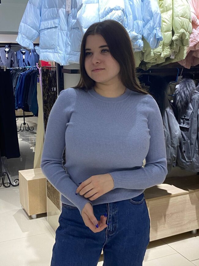 Кофта-рубчик длинный рукав