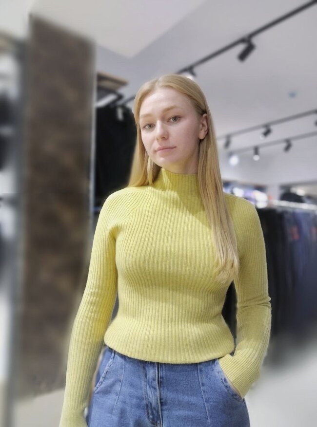 Кофта-рубчик длинный рукав