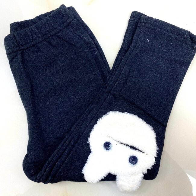 Легинсы с зайчиком на коленке