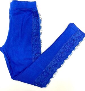 Лосины с лампасами из гипюра