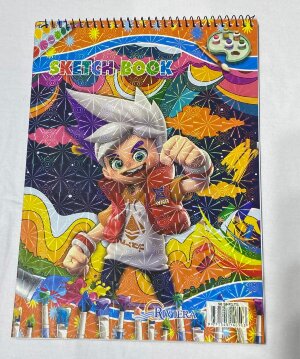 Альбом для рисования на спирали 3 D 35 листов