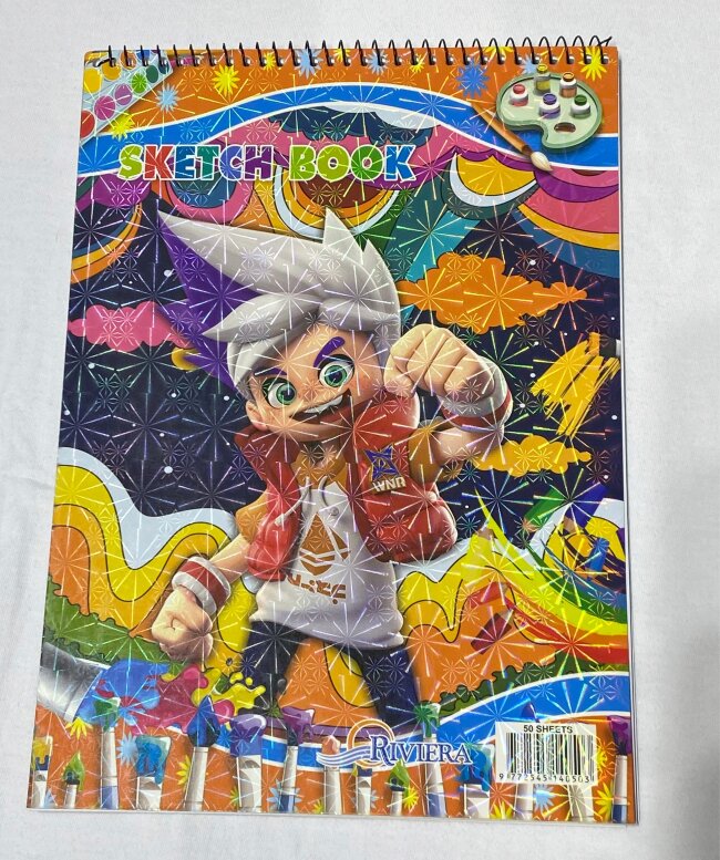 Альбом для рисования на спирали 3 D 35 листов