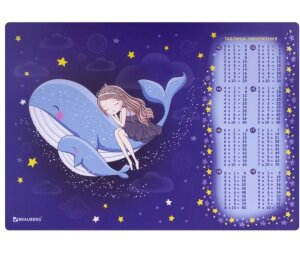 Настольное покрытие ЮНЛАНДИЯ, А3+, пластик, 46x33 см, Fireball