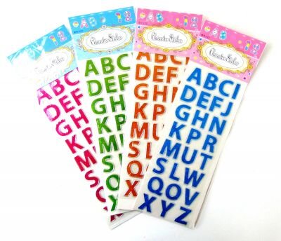 Набор стикеров Буквы 13*40 см