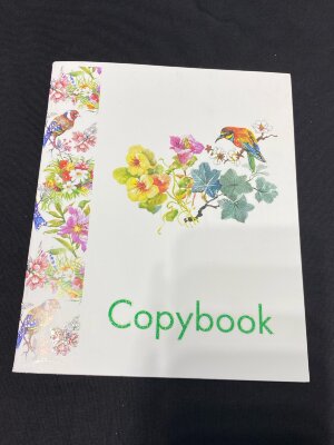 Тетрадь А5 48л. BRAUBERG скоба, клетка, блестки, ДИВНЫЕ ПТИЦЫ