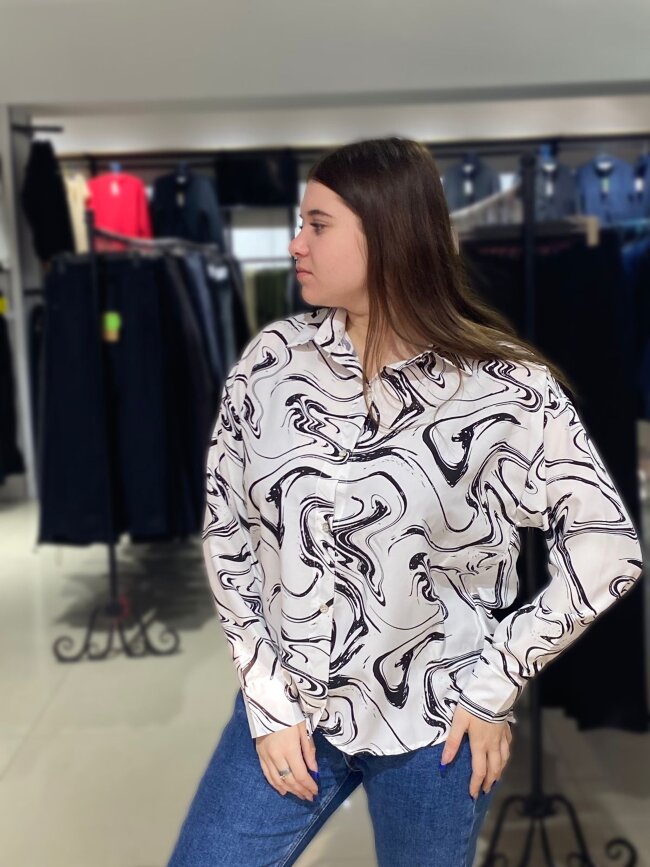 Блузка с рисунком