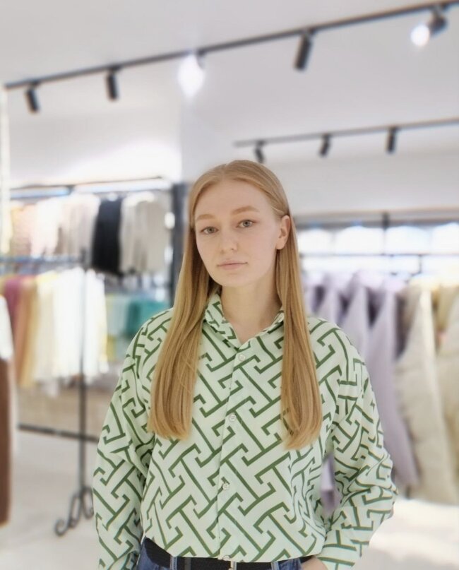 Блузка с рисунком