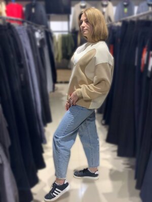 Худи женское утепленное с карманами Мок 37