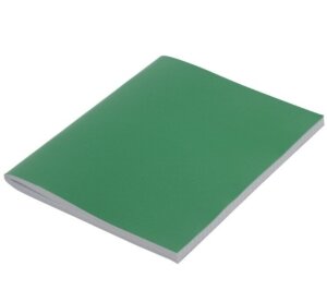 Тетрадь бумвинил, А4, 96 л., скоба, офсет №2 ЭКОНОМ, клетка, STAFF, ЗЕЛЕНЫЙ