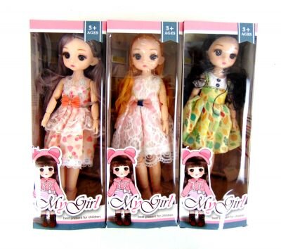 Кукла на шарнирах в ассортименте 25см