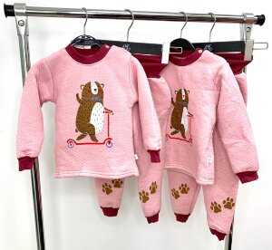 Костюм детский утепленный с мишкой