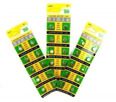 Батарейки алкалиновые AG