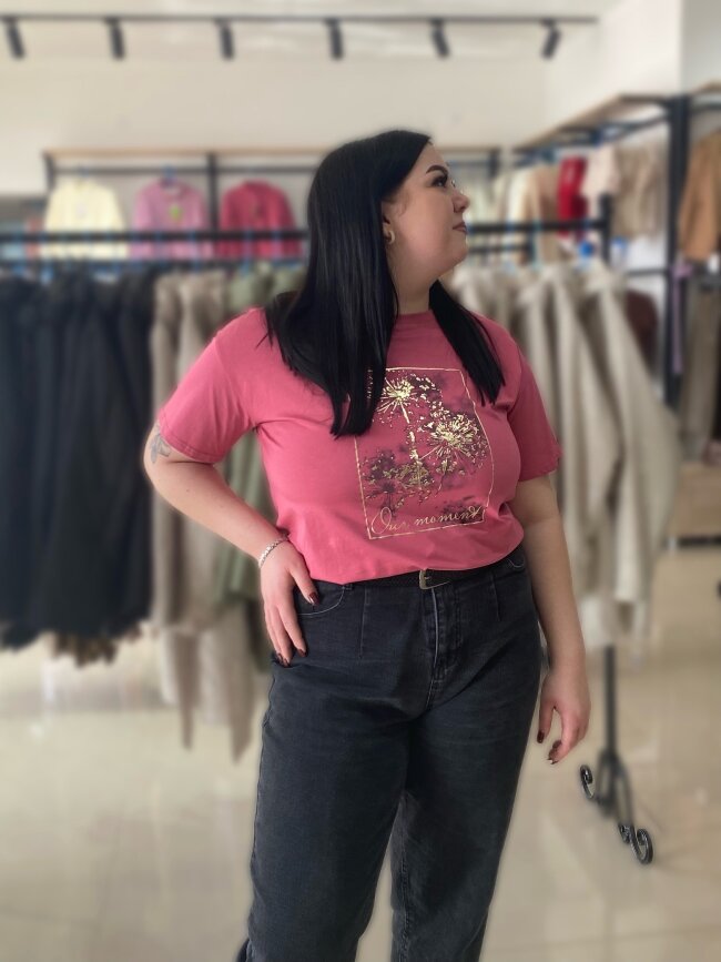 Футболка женская одуванчик