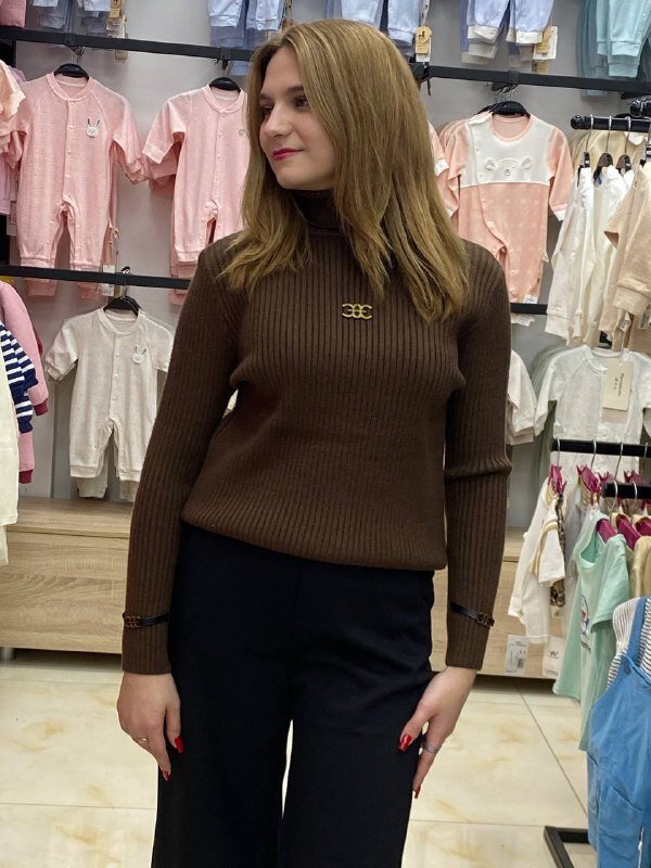 Водолазка женская лапша