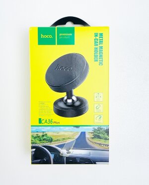 Автомобильный магнитный держатель hoco CA36 Plus черный