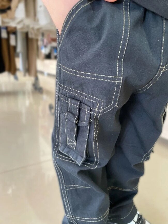 Брючки трубы с карманами CoolBaby.