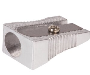 Точилка BRAUBERG "Style", металлическая клиновидная