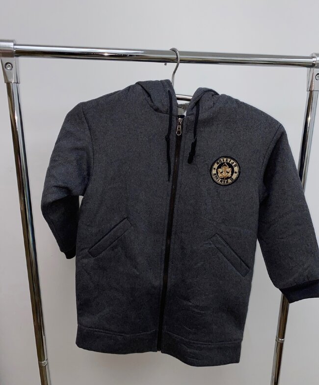 Куртка утепленная драповая женская