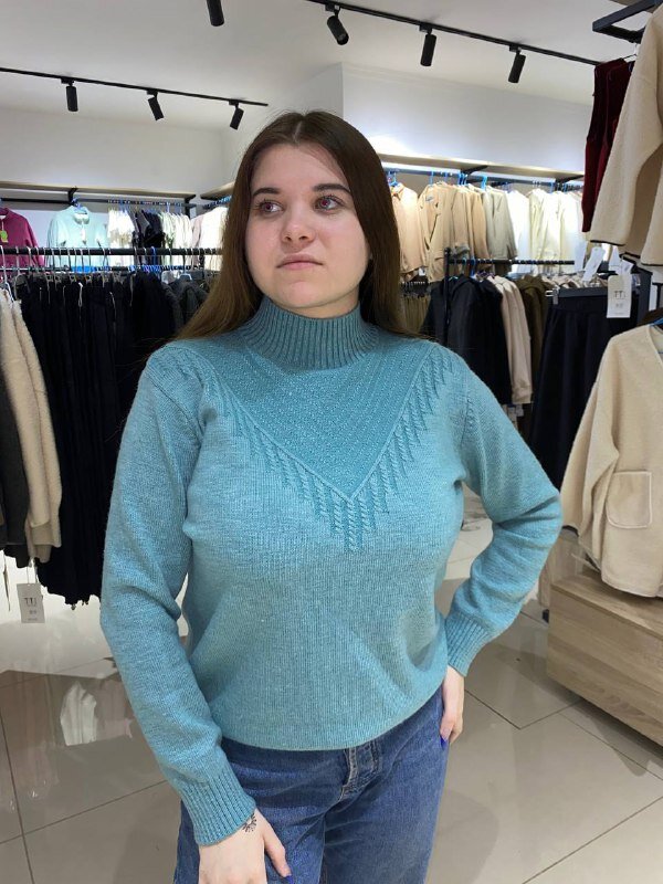 Свитер женский машин.вязка Мок31