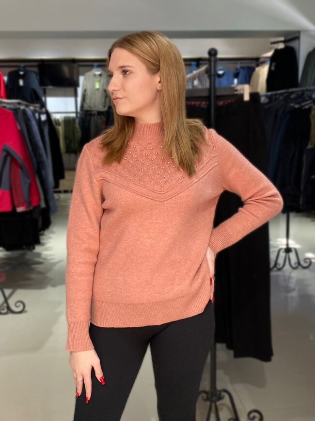 Свитер женский машин.вязка Мок31