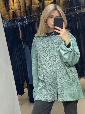 Кардиган с капюшоном женский