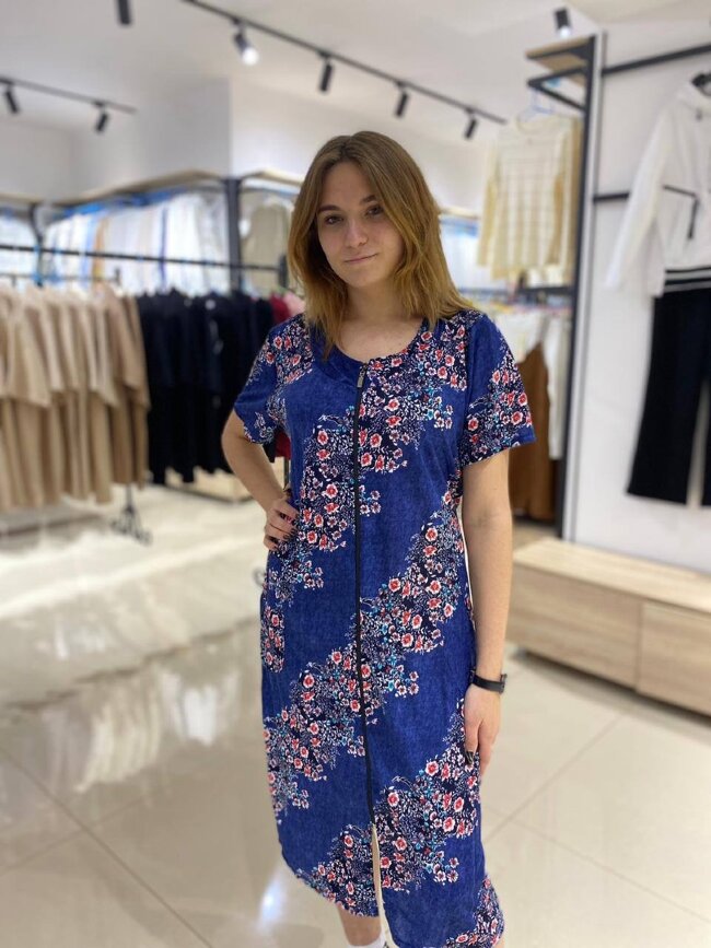 Халат женский на замке