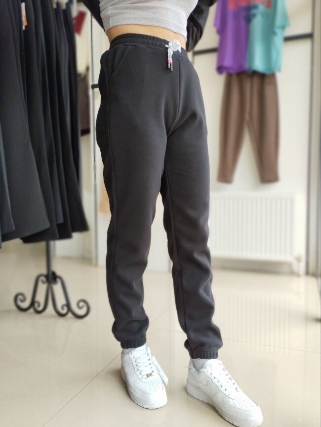 Брюки женские гладкий флис двухсторонний