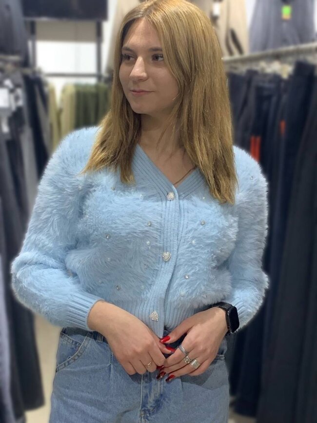 Кардиган женский укороченный Мок 32