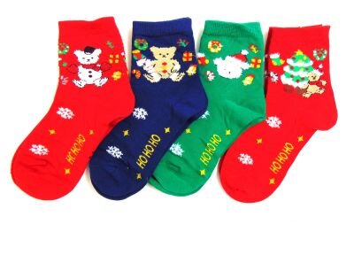 Носки детские новогодние 4шт