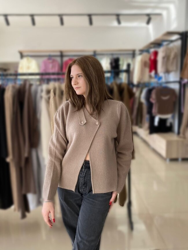 Кардиган женский укороченный Мок 34