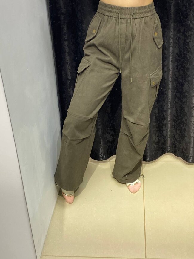 Джинсы женские свободные с карманами Мок-12