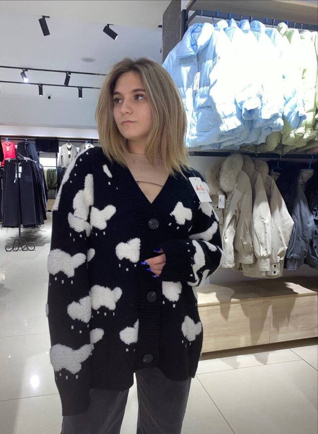 Кардиган женский облака Мок35