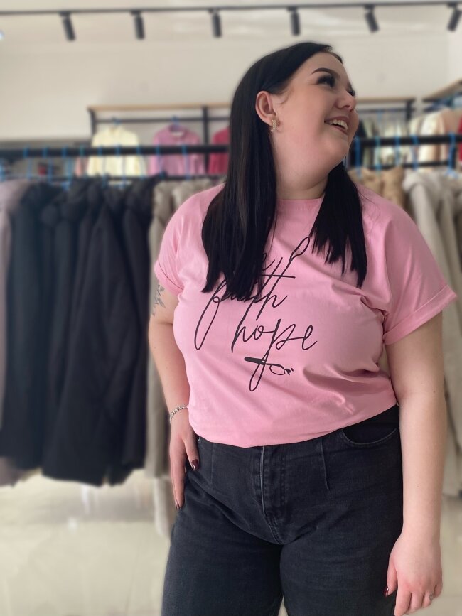 Кофта женская надпись